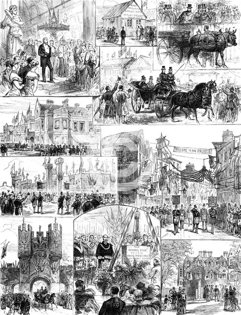 The Prince of Wales at York, 1883. Creator: Unknown.