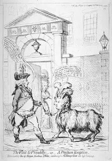 The Prince of Wales at York House, London, 1792. Artist: Anon