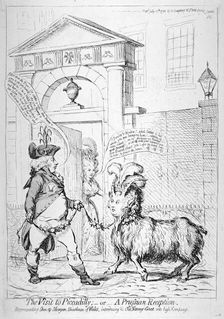 The Prince of Wales at York House, London, 1792. Artist: Anon