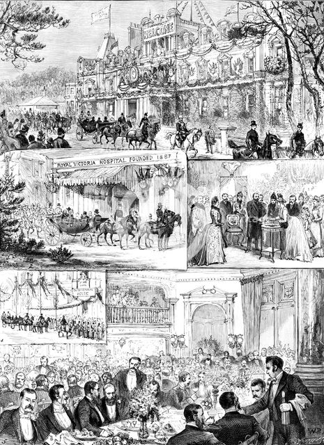The Prince of Wales at Bournemouth, 1890. Creator: P Naumann.
