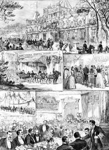 The Prince of Wales at Bournemouth, 1890. Creator: P Naumann