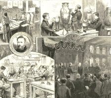 The Prince of Wales at Messrs. Doulton's Pottery Works, Lambeth 1886. Creator: Unknown