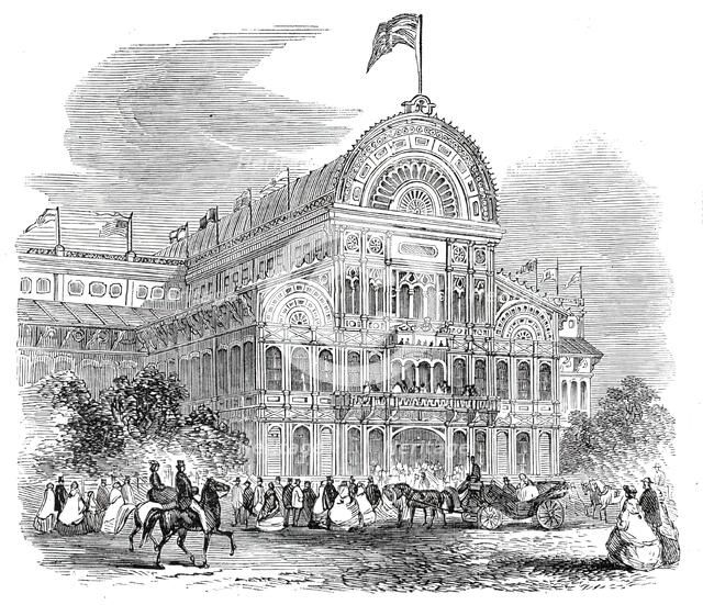 The Prince of Wales at Montreal - The Crystal Palace, opened by His Royal Highness, August 25, 1860. Creator: Unknown.