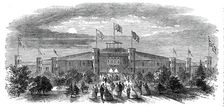The Prince of Wales at Montreal - The Ball-Pavilion, 1860. Creator: Unknown
