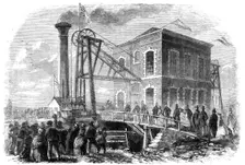 The Prince of Wales at Shireoaks Coalmine, Notts, the property of the Duke of Newcastle..., 1861. Creator: Unknown