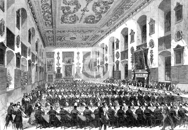 The Prince of Wales at St. Bartholomew's Hospital, 1868. Creator: Unknown.