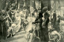 The Prince of Wales Conferring the Order of the Star of India at Calcutta 1901. Creator: Unknown