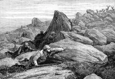 The Prince of Wales deer-stalking on Lochnagar, 1881. Creator: Unknown