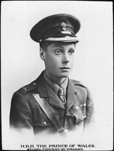 The Prince of Wales, future King Edward VIII, 1910s