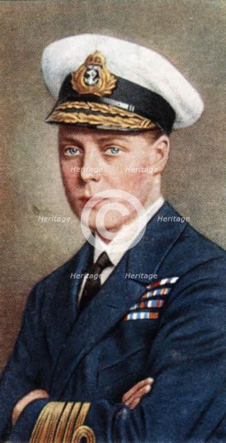 The Prince of Wales, future King Edward VIII, c 1935. Artist: Unknown