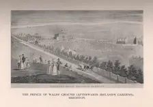 The Prince of Wales Ground (afterwards Ireland's Gardens), Brighton, Sussex, 19th century (1912). Artist: George Hunt