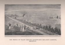 The Prince of Wales Ground (afterwards Ireland's Gardens), Brighton, Sussex, 19th century (1912). Artist: George Hunt