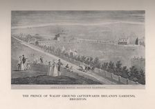 The Prince of Wales Ground (afterwards Ireland's Gardens), Brighton, Sussex, 19th century (1912). Artist: George Hunt