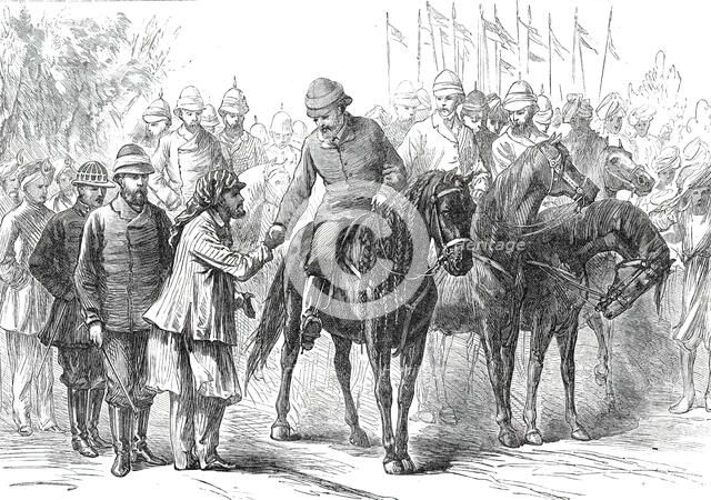 The Prince of Wales in the Terai: Meeting with Sir Jung Bahadoor...1876. Creator: Unknown.
