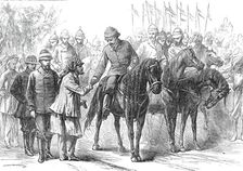 The Prince of Wales in the Terai: Meeting with Sir Jung Bahadoor...1876. Creator: Unknown