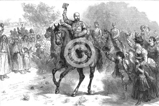 ''The Prince of Wales in the uniform of the Twelfth Hungarian Hussars', 1888. Creator: Unknown.