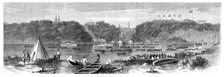 The Prince of Wales in Canada - the Lumberers Regatta, Ottawa..., 1860. Creator: Unknown