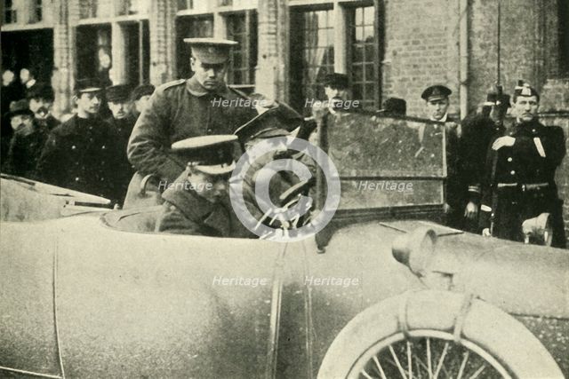 'The Prince of Wales in Flanders', First World War, December 1914, (1920).  Creator: Unknown.