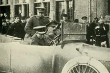 The Prince of Wales in Flanders First World War, December 1914, (1920). Creator: Unknown