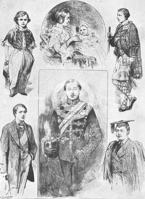 'The Prince of Wales in his Early Days', (1901). Creator: Unknown.