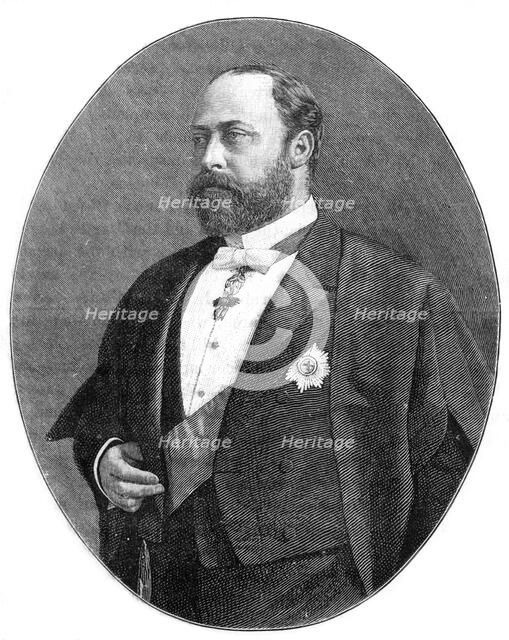 The Prince of Wales in his robes as a Bencher of the Middle Temple, 1900.Artist: W&D Downey