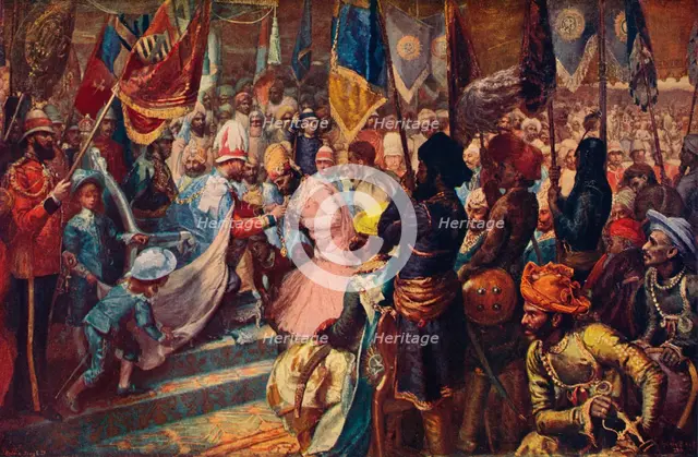 The Prince of Wales in India, 1876 (1906).  Artist: Unknown.