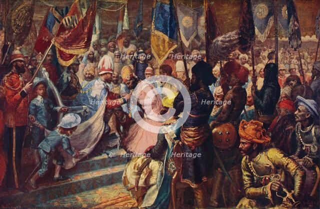 The Prince of Wales in India, 1876 (1906).  Artist: Unknown.