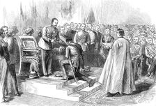 The Prince of Wales in India: Chapter of the Star of India at Allahabad...1876. Creator: Unknown