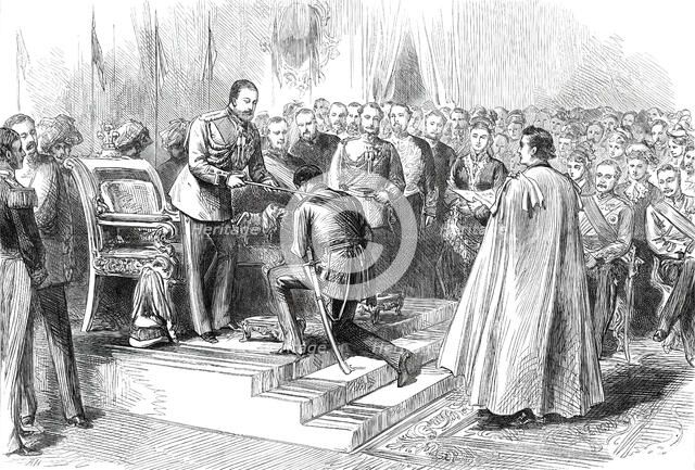 The Prince of Wales in India: Chapter of the Star of India at Allahabad...1876. Creator: Unknown.