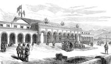 The Prince of Wales in India: palace built in two months by the Maharajah of Cashmere...1876. Creator: Unknown