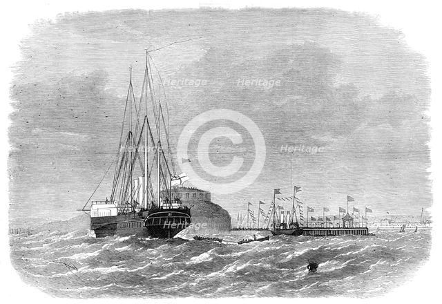 The Prince of Wales landing at Weymouth, 1872. Creator: Unknown.