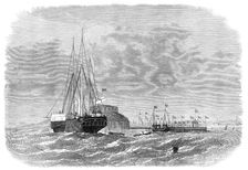 The Prince of Wales landing at Weymouth, 1872. Creator: Unknown