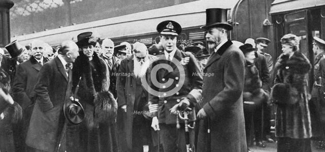 The Prince of Wales on his way to Australia, 1920. Artist: Unknown