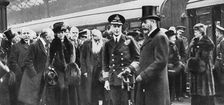 The Prince of Wales on his way to Australia, 1920