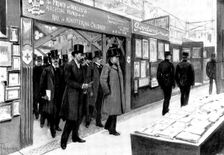 The Prince of Wales opening the Royal Photographic Society's...Exhibition...Crystal Palace, 1898. Creator: Unknown