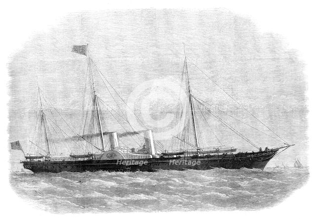 The Prince of Wales's new steam-yacht Osborne, 1871. Creator: Unknown.