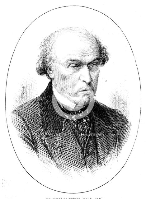 The Prince of Wales's physicians: Sir William Jenner, Bart., M.D., 1871. Creator: Unknown.