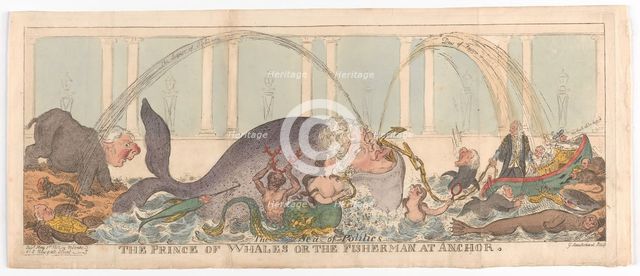 The Prince of Whales or the Fisherman at Anchor, May 1, 1812. Creator: George Cruikshank.