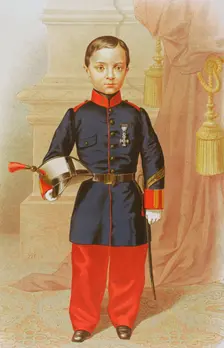 The Prince of Asturias, 1865. Creator: Julio Donón