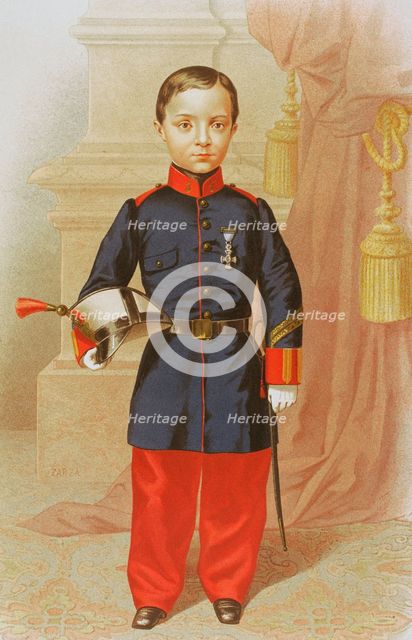 The Prince of Asturias, 1865.  Creator: Julio Donón.