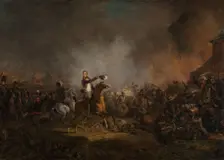 The Prince of Orange at Quatre Bras, 16 June 1815, 1817-1818. Creator: Jan Willem Pieneman