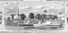 The Prince's arrival at Fredericton, New Brunswick, 1860. Creator: Smyth