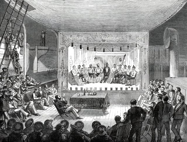 The Prince's Voyage Home from India: life on board the Serapis: an Evening Entertainment...1876. Creator: Unknown.