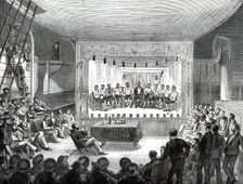 The Prince's Voyage Home from India: life on board the Serapis: an Evening Entertainment...1876. Creator: Unknown