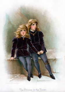 The Princes in the Tower 1897.Artist: Frances Brundage