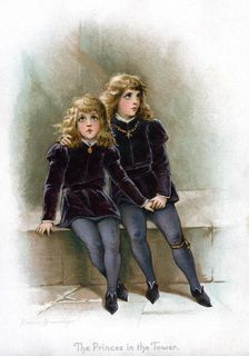 The Princes in the Tower 1897.Artist: Frances Brundage