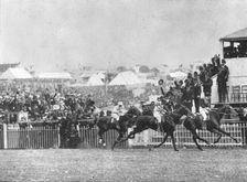 The Prince's Second Derby, 1900: Diamond Jubilee first past the post (1901). Creator: Unknown