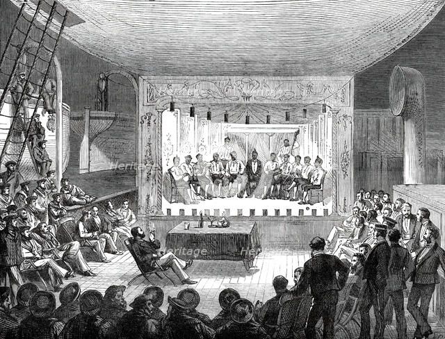 The Prince's Voyage Home from India: life on board the Serapis: an Evening Entertainment...1876. Creator: Unknown.