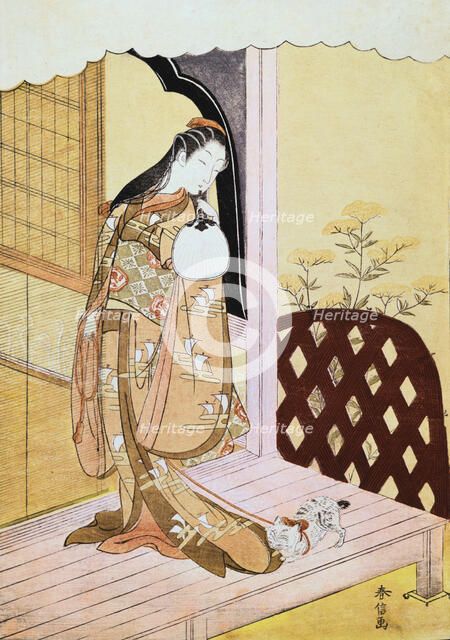 'The Princess Nyosan', 1765. Artist: Suzuki Harunobu