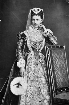 The Princess of Wales, dressed as Mary Queen of Scots for the Waverley Ball in 1871